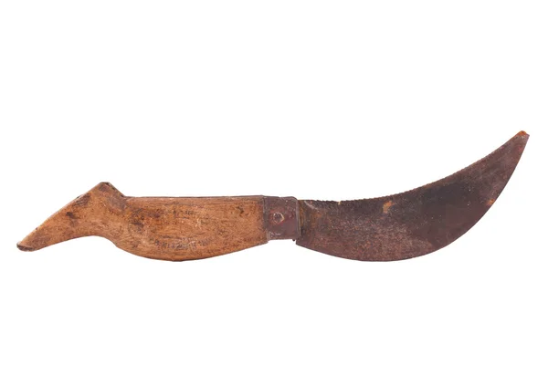 Anatoliska kniv eller pennkniv på den vita bakgrunden isolerade — Stockfoto