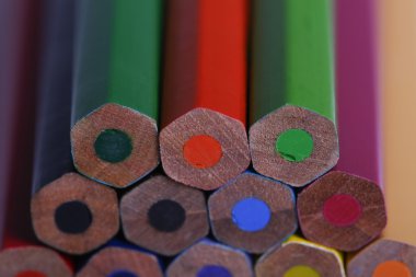 Ahşap renkli kalemler arka plan belirleme 