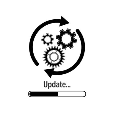 Mobil uygulama tasarımı için insanları güncelle. İzometrik vektör çizimi. Mobil uygulama tasarımı. Teknoloji ağ vektör çizimi.