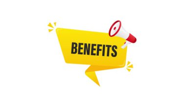 Megafonla animasyon sosyal yardım duyurusu, pazarlama videoları için ideal