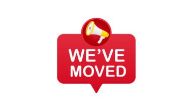 İş iletişimi için megafon simgesiyle hareket eden animasyon simgesi