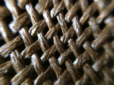 Doku hasır saman makro çapraz