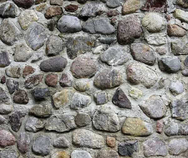 Tekstura murów z kolorowych kamieni — Zdjęcie stockowe