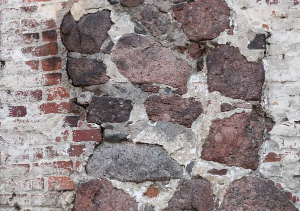 Textura de ladrillo y piedra vintage — Foto de Stock