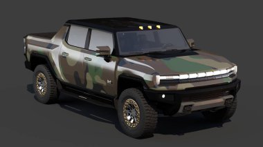 3D model Hummer ev 2022 
