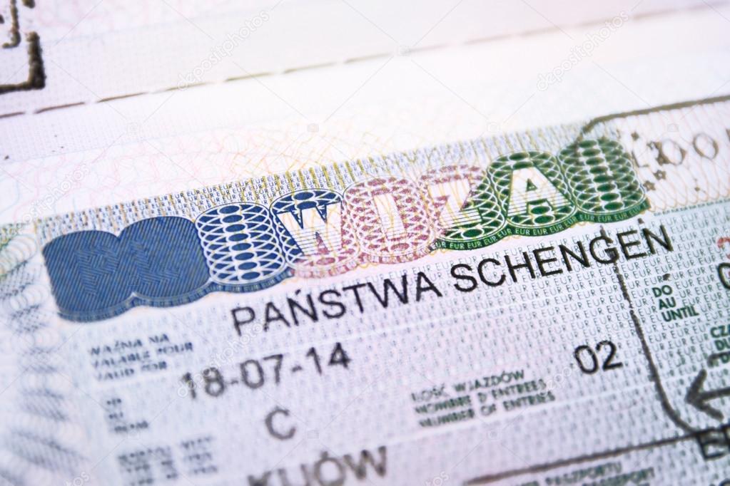 Passport with European Union Shengen Visa