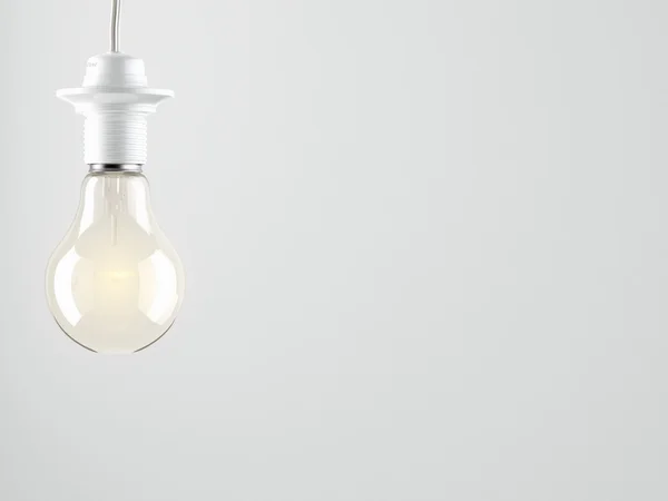 Light bulb, isolated, Realistic photo image — Stock Photo, Image