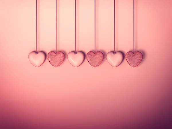Valentines day with an abstract background — Stock Photo, Image