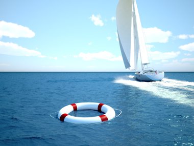 Yeleğini Okyanusu, 3d render