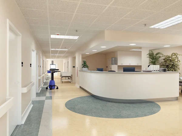 Hospital. 3d rendering — Stock Photo, Image