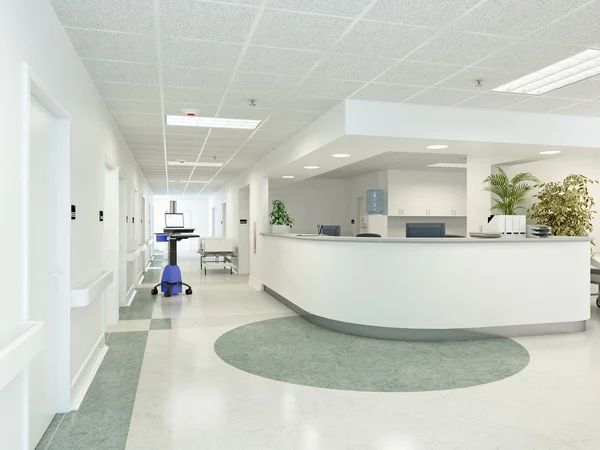 Hospital. 3d rendering — Stock Photo, Image