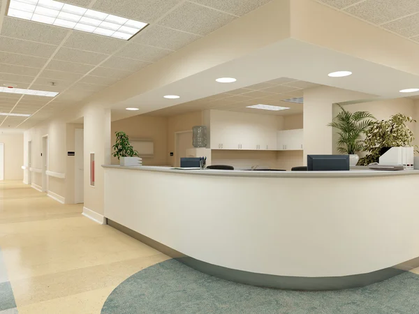 Hospital. 3d rendering — Stock Photo, Image