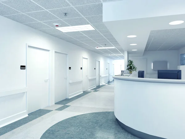 Hospital. 3d rendering — Stock Photo, Image