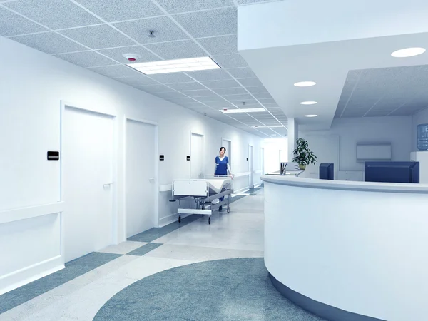 Hospital. 3d rendering — Stock Photo, Image