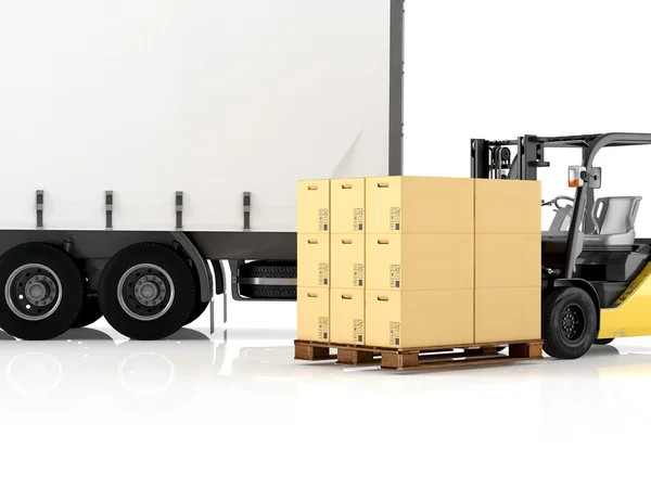 Logistic. 3d rendering — Stock Photo, Image
