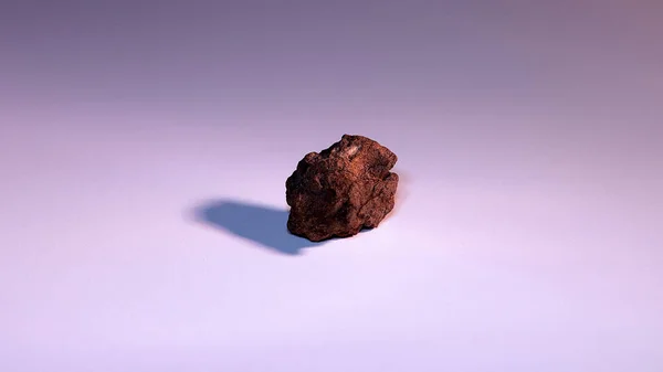 Steinernes Meteoritenfragment Einschlag Sahara Wüste — Stockfoto