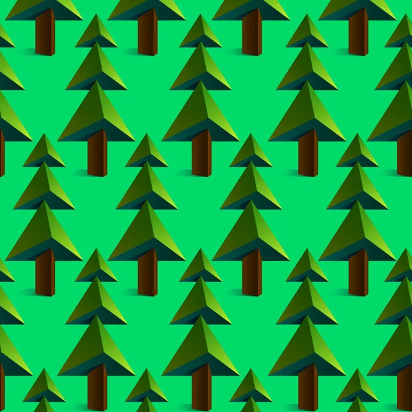 Düşük Poli ağaçlar paterni.