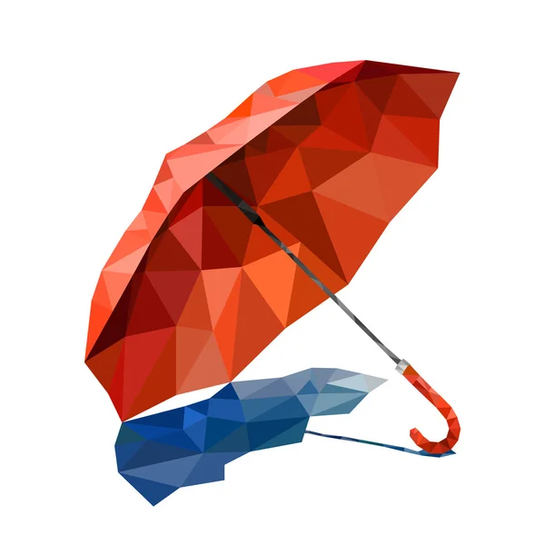 三角形で作られた傘シンボル ロイヤリティフリーのストックイラスト