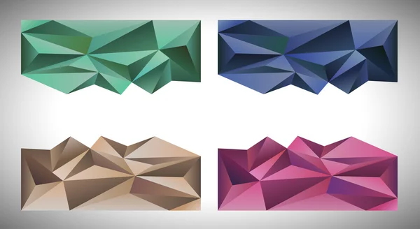 Soyut geometrik arkaplan kümesi