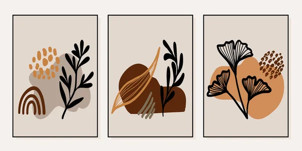 Duvar dekorasyonu, kartpostal ya da broşür kapağı tasarımı için yaratıcı minimalist el çizimleri. El çizimi vektör tasarımı elemanları. Vektör EPS10.