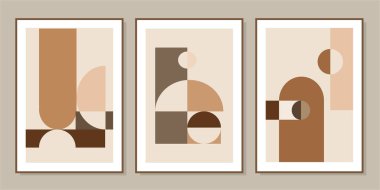 Duvar dekorasyonu, kartpostal ya da broşür kapağı tasarımı için yaratıcı minimalist el çizimleri. El çizimi vektör tasarımı elemanları. Vektör EPS10.