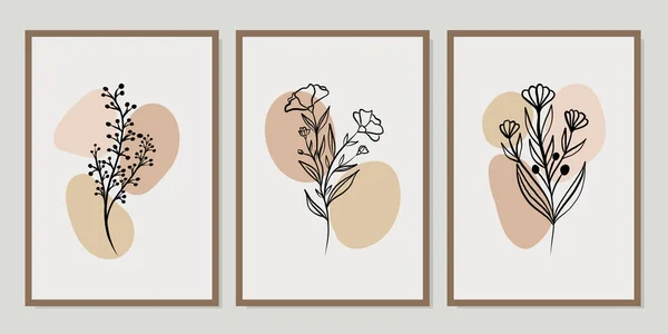 Duvar dekorasyonu, kartpostal ya da broşür kapağı tasarımı için yaratıcı minimalist el çizimleri. El çizimi vektör tasarımı elemanları. Vektör EPS10.
