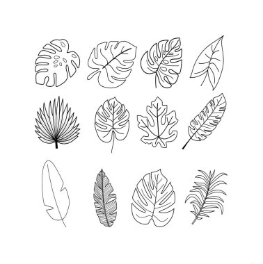 Duvar dekorasyonu, kartpostal ya da broşür kapağı tasarımı için yaratıcı minimalist el çizimleri. El çizimi vektör tasarımı elemanları. Vektör EPS10.