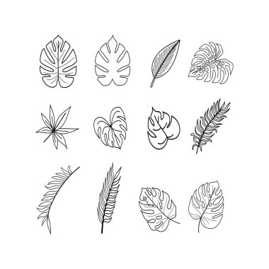 Duvar dekorasyonu, kartpostal ya da broşür kapağı tasarımı için yaratıcı minimalist el çizimleri. El çizimi vektör tasarımı elemanları. Vektör EPS10.