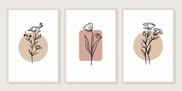 Duvar dekorasyonu, kartpostal ya da broşür kapağı tasarımı için yaratıcı minimalist el çizimleri. El çizimi vektör tasarımı elemanları. Vektör EPS10.