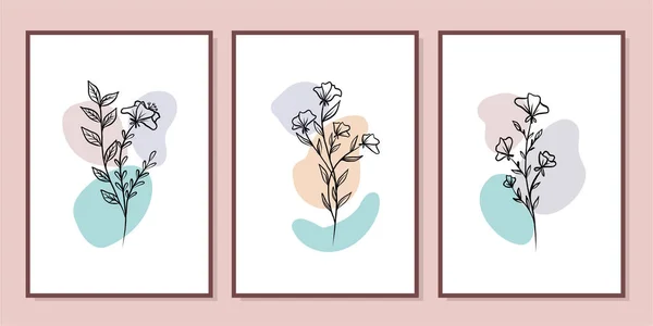 Duvar dekorasyonu, kartpostal ya da broşür kapağı tasarımı için yaratıcı minimalist el çizimleri. El çizimi vektör tasarımı elemanları. Vektör EPS10.