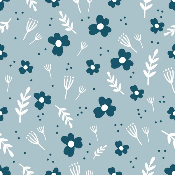 Diseño Vectores Patrón Sin Costura Floral Para Papel Cubierta Moda — Vector de stock