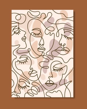 Duvar dekorasyonu, kartpostal ya da broşür kapağı tasarımı için yaratıcı minimalist el çizimleri. El çizimi vektör tasarımı elemanları. Vektör EPS10.