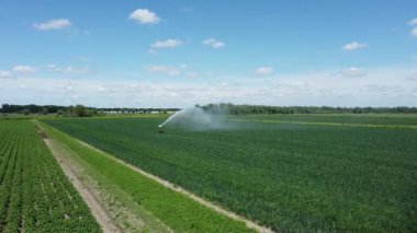 Sulama fıskiyesine ya da ekinleri püskürten sektöre uç.