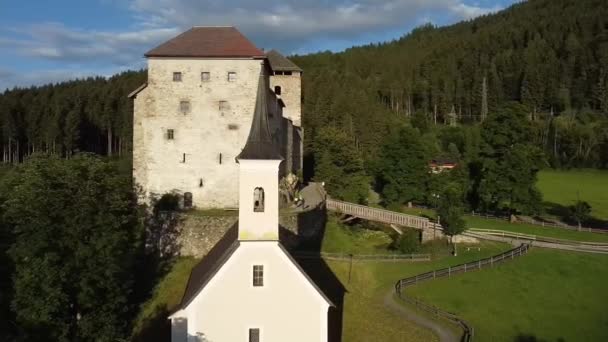 Chapelle Château Kaprun Dans Les Alpes Autrichiennes — Video