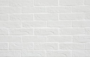 Beyaz tuğla duvar dokusu arkaplanı.