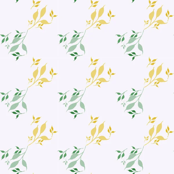 Turuncu Yeşil Yaprakların Deseni — Stok fotoğraf