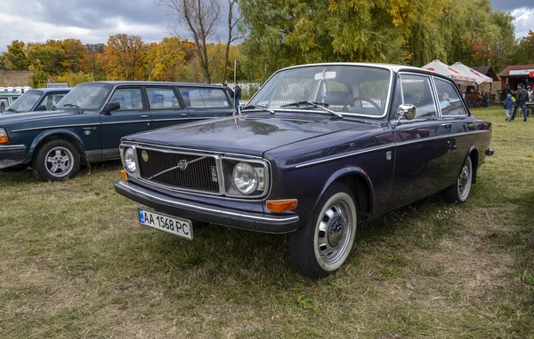 Kyiv Ucrania Octubre 2019 Festival Coches Antiguos 1967 Volvo 142 — Foto de Stock