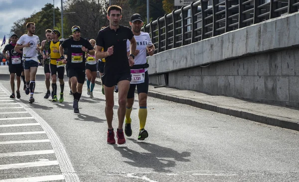 Kyiv Ukraine October 2019 Wizz Air City Marathon Many Sportive — Stock Photo, Image