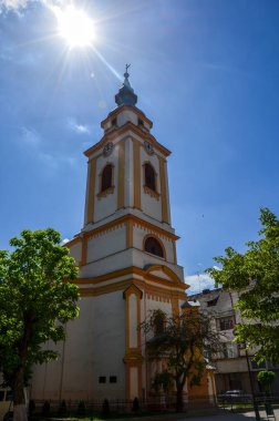 Reformcular Kilisesi, Beregovo 'daki en büyük kilise ve ana meydanlardan biri olan Transcarpathian, Ukrayna' nın dekorasyonudur.