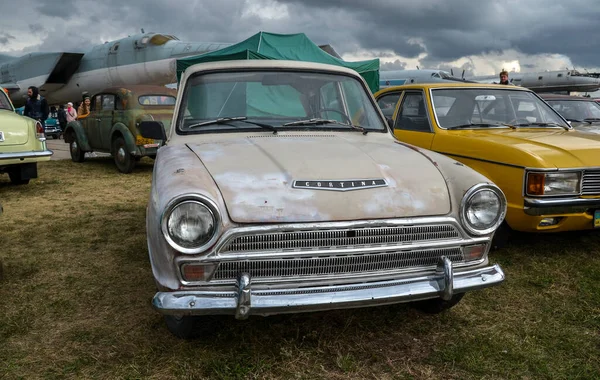 Kyiv Ucrania Octubre 2019 Festival Coches Antiguos Ford Cortina Super — Foto de Stock