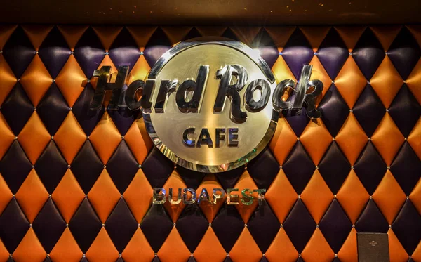 Budapest Hungary September 2013 View Sign Hard Rock Cafe Budapest — стокове фото