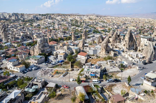 Vue Ville Goreme Dans Province Nevsehir Anatolie Centrale Située Parmi — Photo