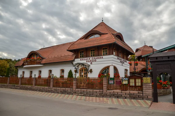 Eger Ungheria Settembre 2013 Ristorante Tradizionale Ungherese Kulacs Csarda Panzio — Foto Stock