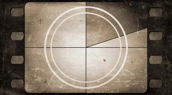 Grunge film çerçeve arka plan ile vintage film geri sayım