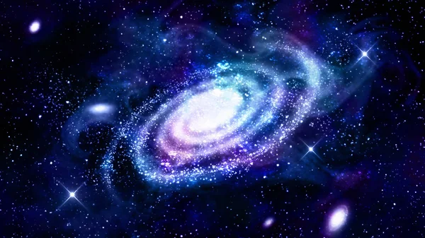 Galáxia no espaço sideral — Fotografia de Stock