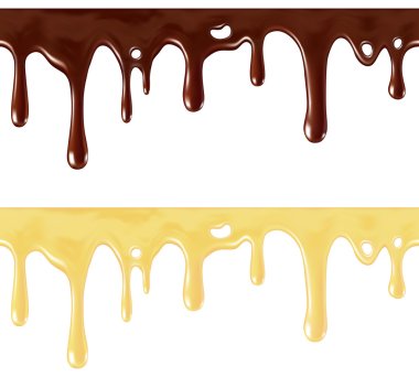 Melted chocolate clipart