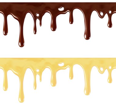 Melted chocolate clipart