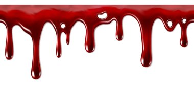 Dripping blood seamless repeatable clipart