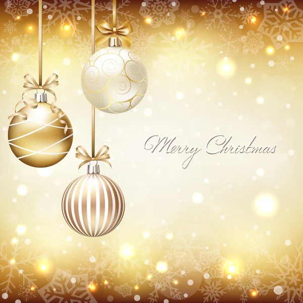 Noel altın arka plan
