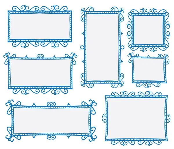 Cadres Doodle Illustrations De Stock Libres De Droits